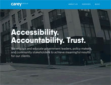 Tablet Screenshot of careygroup.biz
